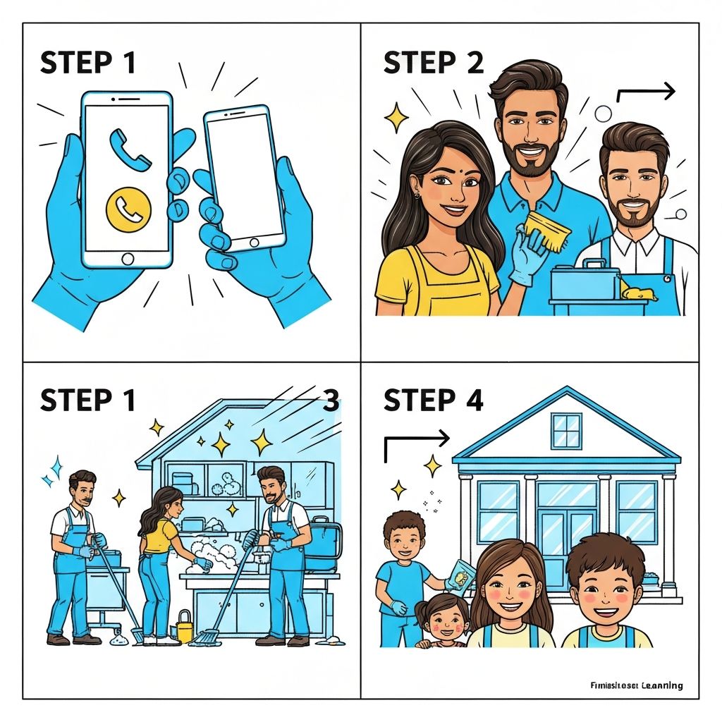 마징가클린 4단계 이용 프로세스